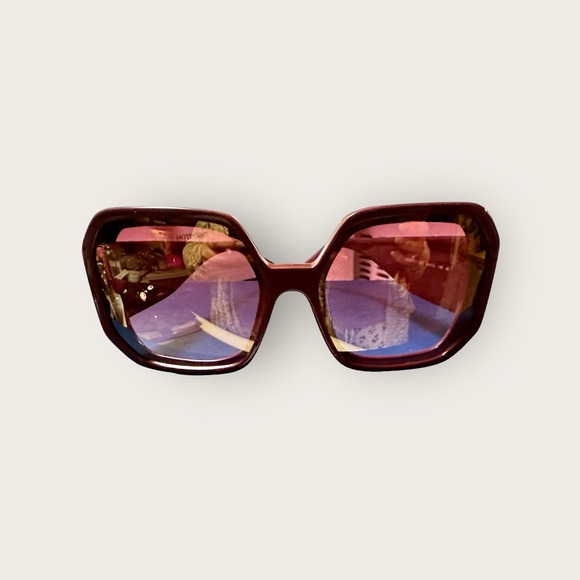 MCM Authentic 💯sunglasses - burgandy/frappe - NWT - Picture 2 of 8